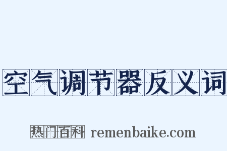 空气调节器反义词是什么意思的图片